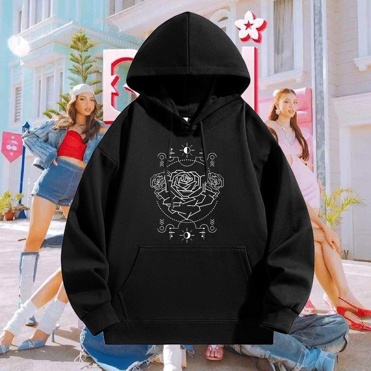 2024 Autumn Winter Mens Hoodie Hooded Collar High Quality Hoodie Pullover Anime Oversized US Size Top Hoodie Home Outdoor Velvet Thick