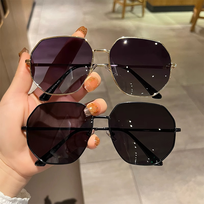 New For Men Enlarged Widened With A Slimming And Transparent Polarized Sunglasses Metal Driving F10.15-5.5 bad38