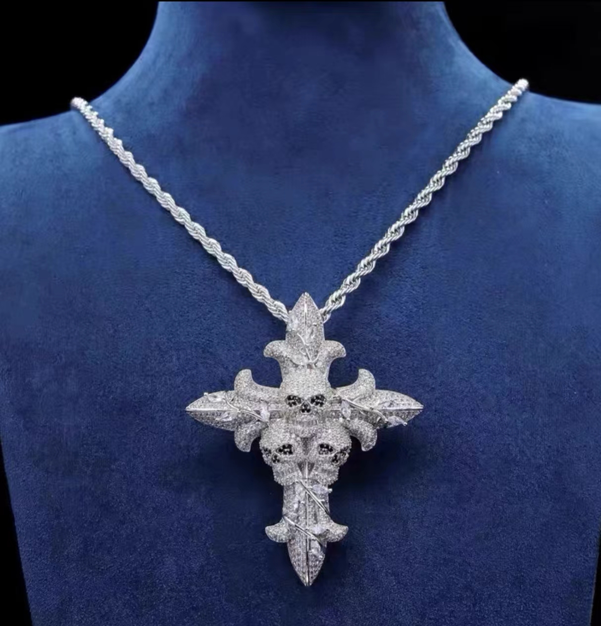 Factory Initial Pendant Iced Out Jewelry Gold Plated Vvs Moissanite Diamonds Cuban Chain 3d Custom Name Hip Hop Letter CFKE