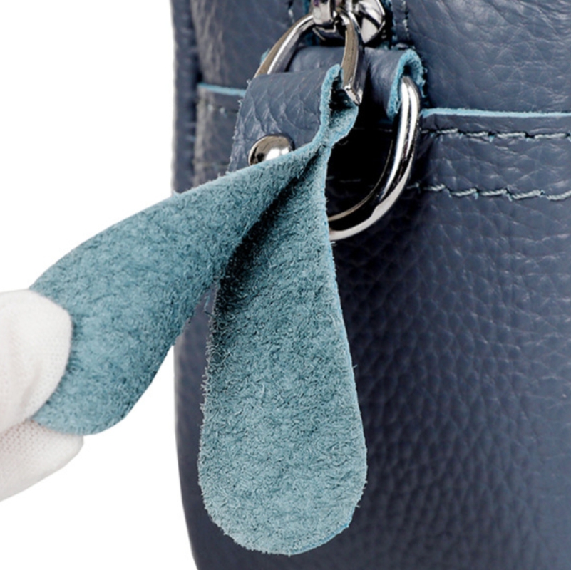 NEW Genuine Leather Women Crossbody Ladies Shoulder Solid Color Coin Purse Shopping phone Bag Handbag For Girls