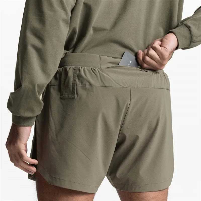 Mens Summer Running Jogger 2 in 1 Double-layer quick-drying fitness shorts Athletic shortsXJ241104