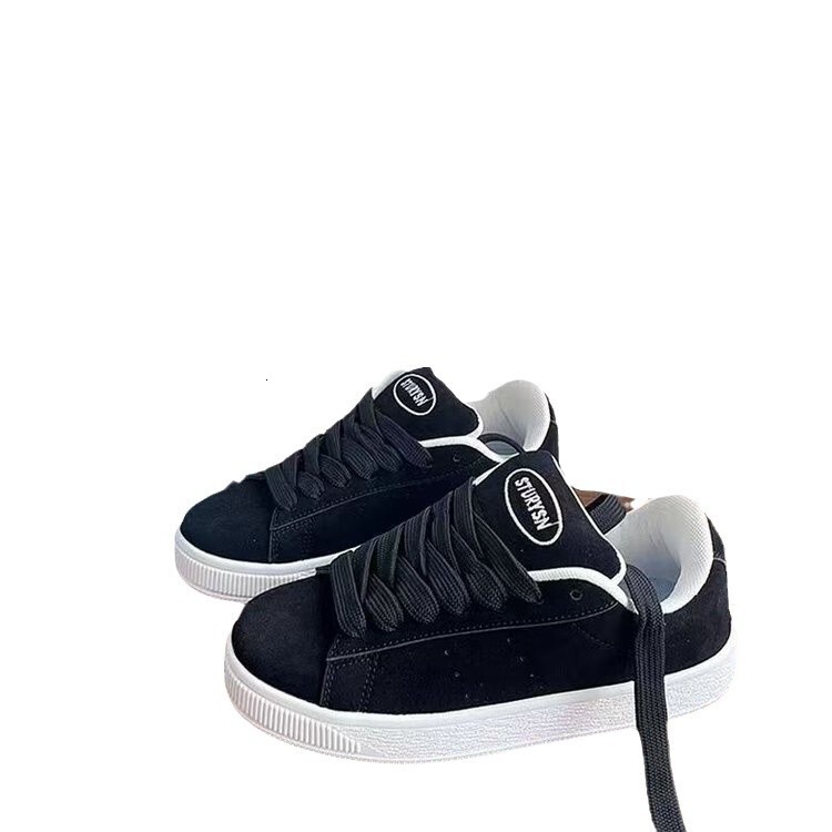 2024 Autumn New Fashion China-Chic New Chinese Street Photography Student Casual Shoes Male Small Group Black Skateboarding Shoes