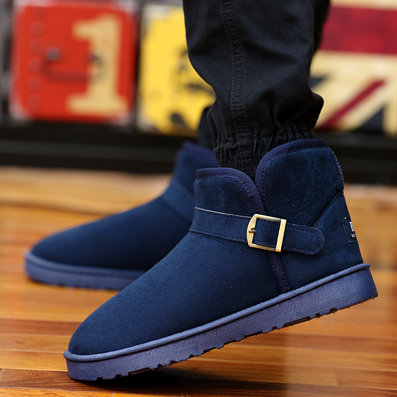 2024 free shipping designer snow fur furry flurry winter boots ankle work shoes platform martin boot mens booties