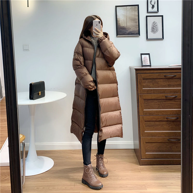 Female Warm Hooded Thick White Goose Women's 2022 New Winter Fashion High Quality Women Down Jacket Y70