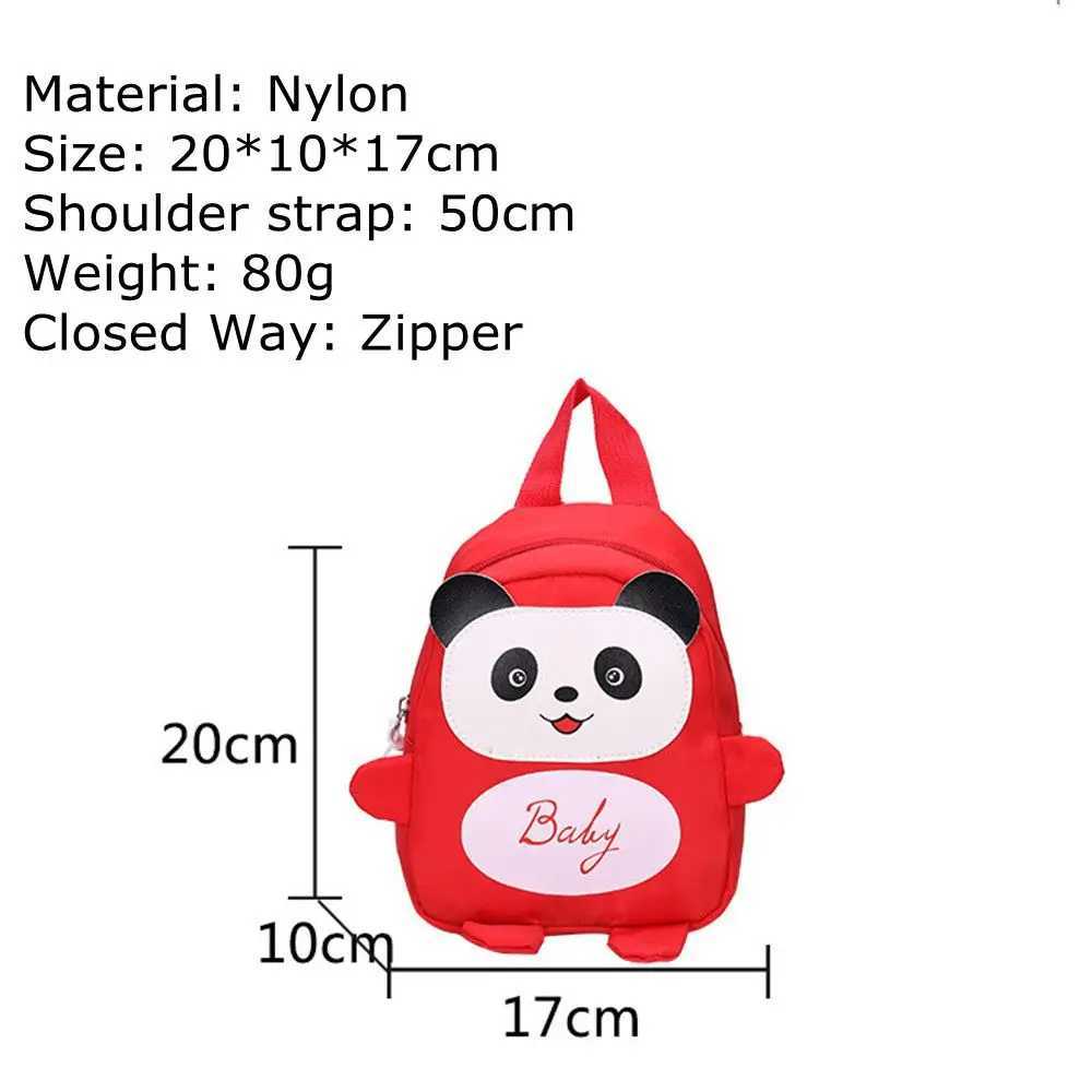Cute Panda Kids Bag Baby Girls Boys Mini Backpack Baby Bag Anti-lost Bag For Toddler Preschool Kids LX241104