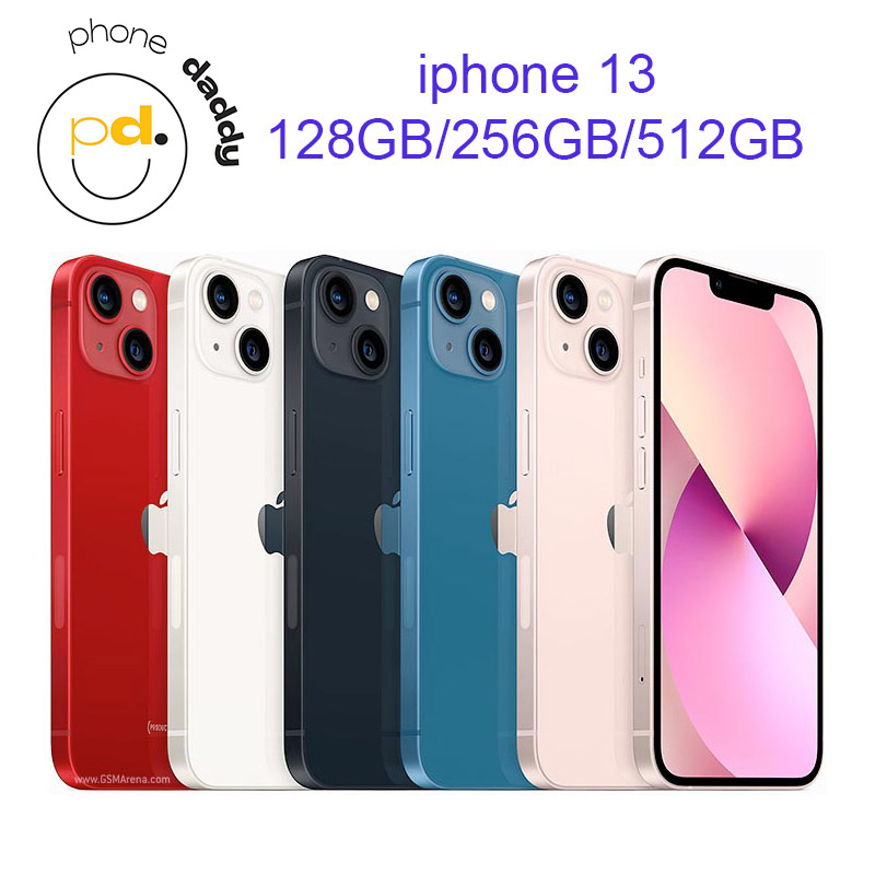 Original Apple iPhone 13 128GB/256GB/512GB Mobile phone 5G LTE Face ID NFC IOS A15 Bionic Hexa Core 6.1'' 12MP&12MP 3240mAh Real Oled Screen