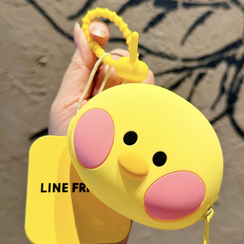 New designer genuine brown bear coin purse cartoon Koni Rabbit mini key creative multifunctional headphone storage bag pendant