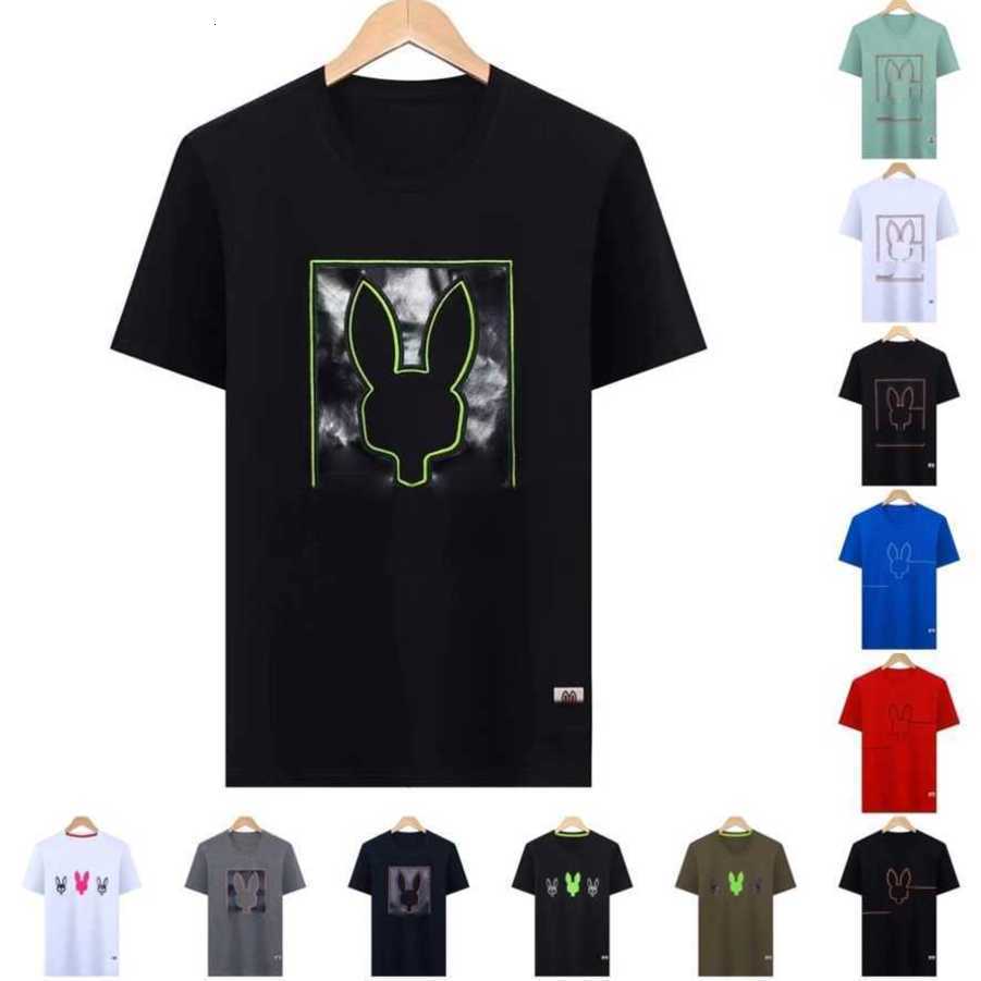 Mens T Shirt Pysco Bunny Designer For Men Womens Shirts Fashion tshirt Casual Summer Short Sleeve Man Tee Woman Clothing Asian Size 332G