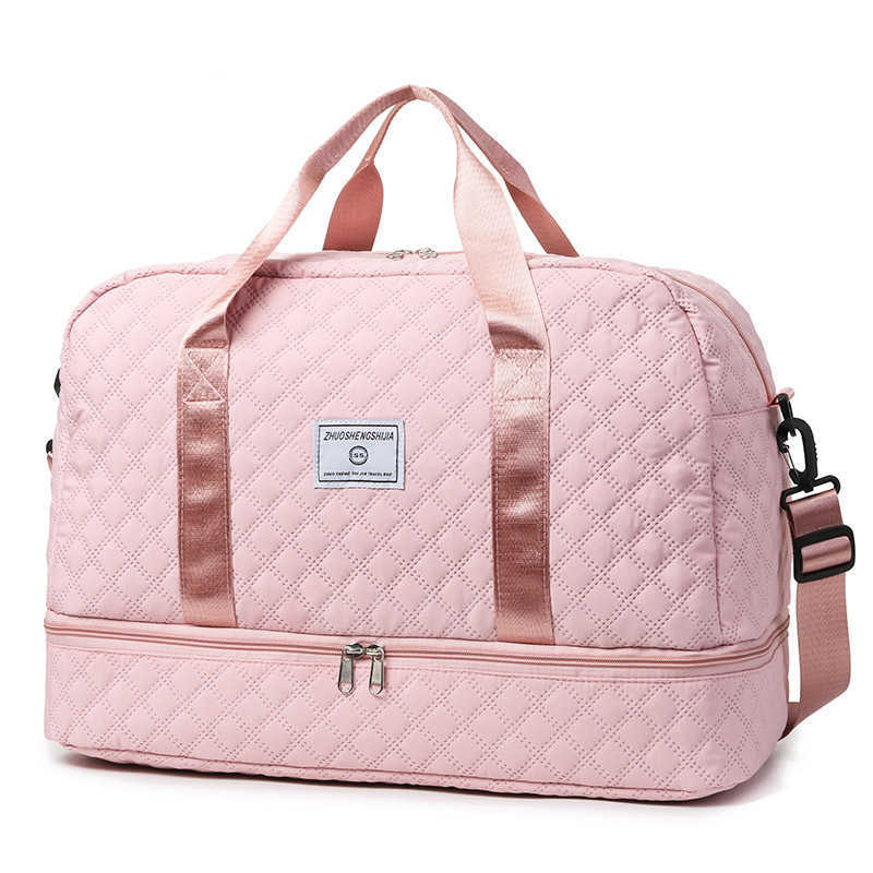 Short distance travel bag women, large capacity travel luggage bag, easy to carry, lightweight, waterproof, hospital delivery storage bag 241115