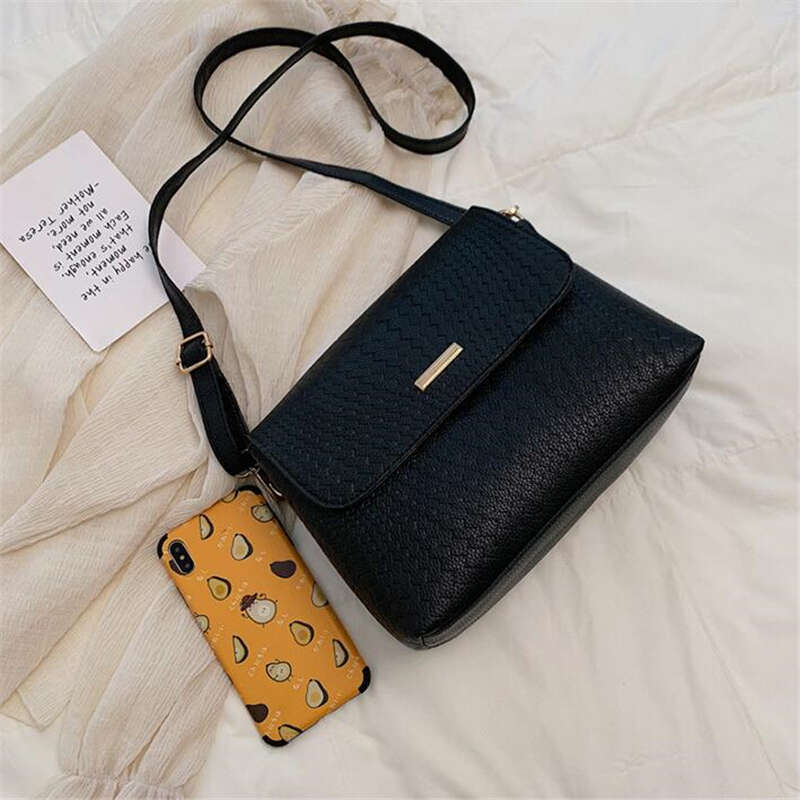 Designer Bag Simple Women Flap Messenger Bags Female Crossbody Bag PU Leather Single Shoulder Bag For Lady Casual Small Travel Handbag Purse purse lux