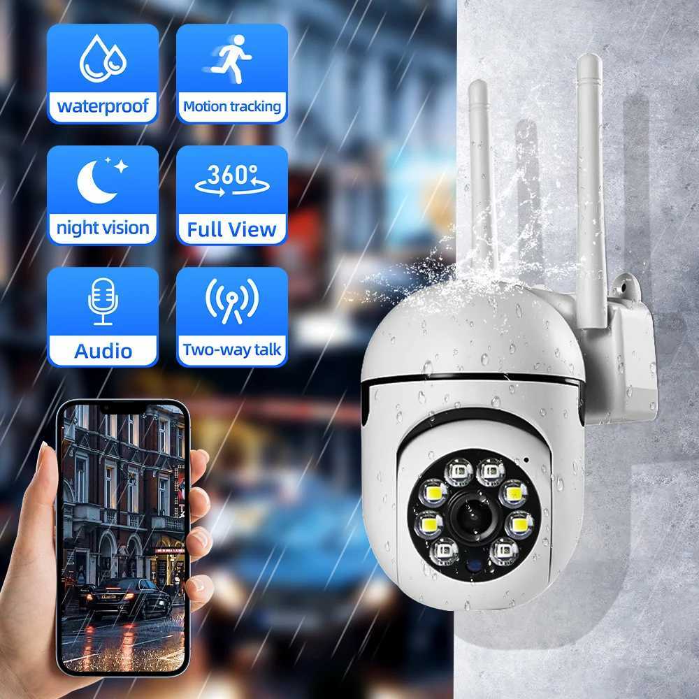 Camera 8MP Surveillance Camera PTZ CCTV IP Wifi Camera 4X Zo Security Protection Wireless He AI Human Trcking Outdoor Two Way Au Z241105