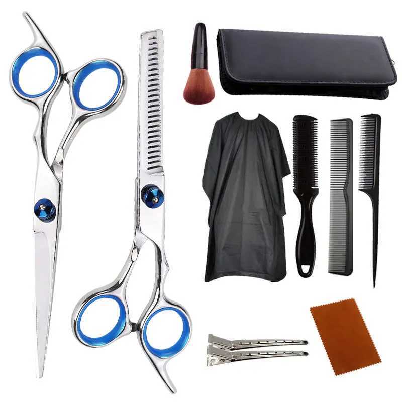 Hairdressing Scissors 6 Inch Hair Scissors Professional Cutting Thinning Scissors Barber Shear AccessoriesXJ2411