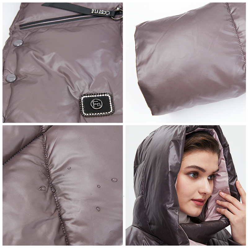 Hailuozi 2022 New Women's Winter Parka Short Hooded Warm Women Jackets Quilted Thicken Female Outerwear High Collar Coat 6056