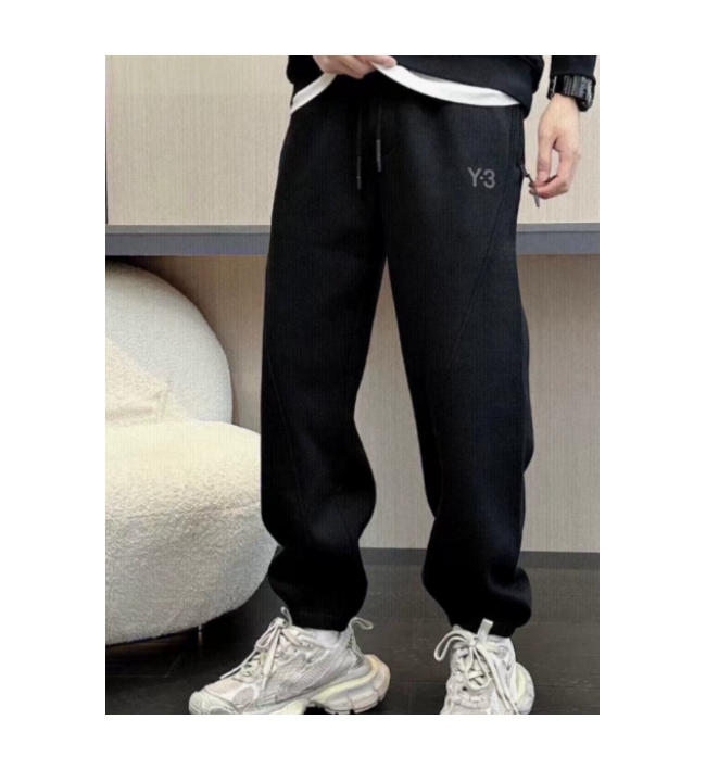 Men's Pants 23SS Spring Autumn Autograph Printing Pencil Ankle Banded Fashion Brand Sports Y3 Men Trousers
