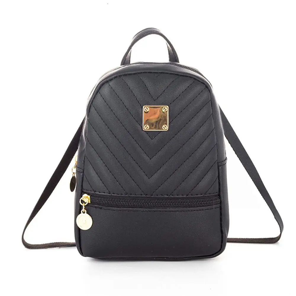 Fashion Small Diamond Grids Backpack Rucksack School Bags Shoulder 241029
