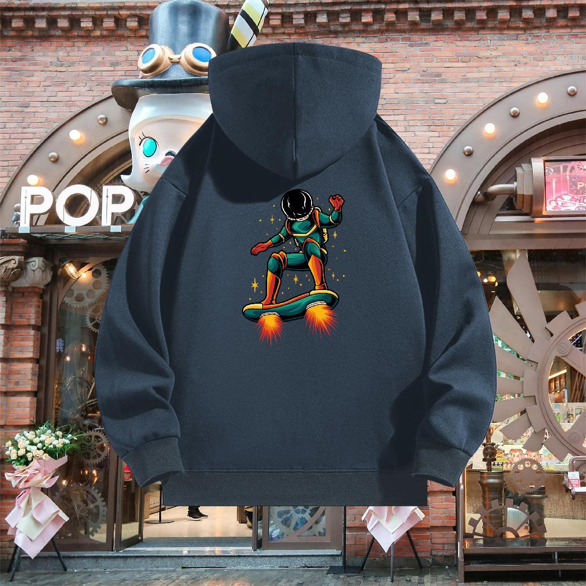 Fashion Casual Men's Hooded Sweatshirt Breathable Hooded Collar Classic Men Clothes Hoodie US Size Tops Hip Hop Warm Fleece