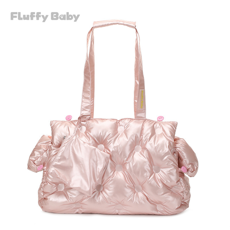 Japanese Shoulder Handbag for Cats and Dogs, Warm Fluffy, Soft, Comfortable, Wind, Chihuahua, Pet Carrier Bag, Wave, Cute