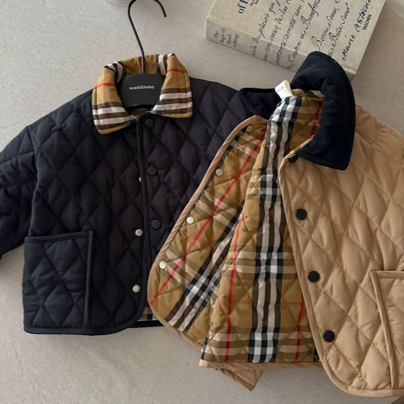 Jackets Baby Down Coat Designer Kid Clothes Kids Down Jacket Double Sided Warm Windproof Coat Fashion Boys Girls Clothes Children Clothing Y241115N7P Y241115