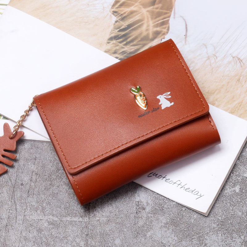 New Cute Short Women's Mini Student Korean Edition Small Handbag Zero Wallet Card Bag
