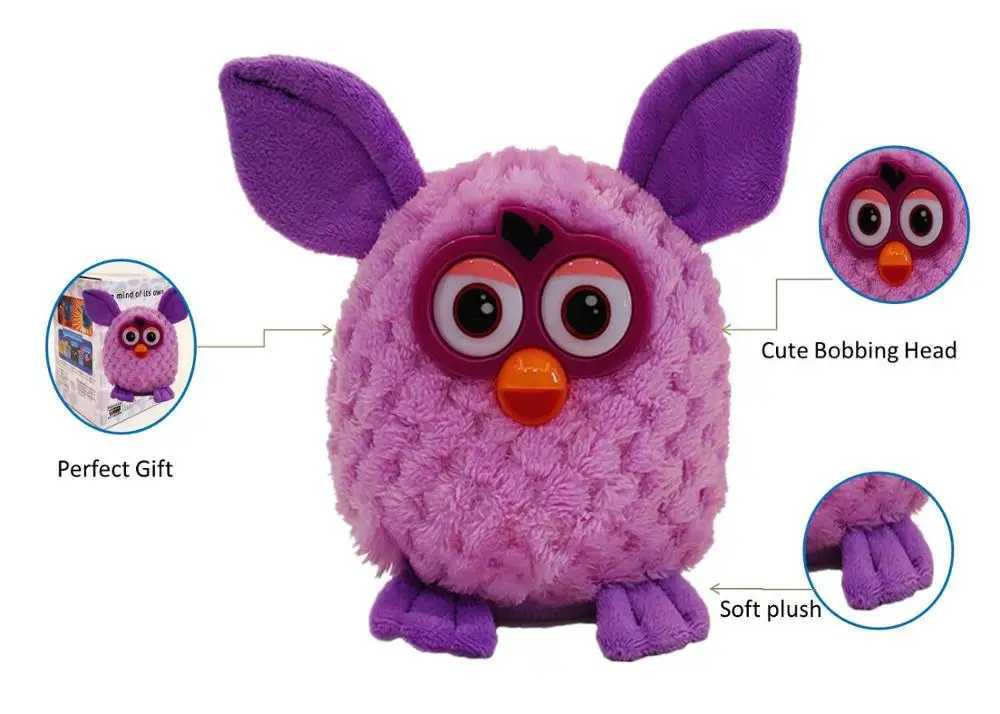 Electronics Robots With Box Electronic Pets Interactive Toys Phoebe Firbi Pets Owl Elves Recording Talking Hamster Smart Toy Doll Furbiness boom J2411