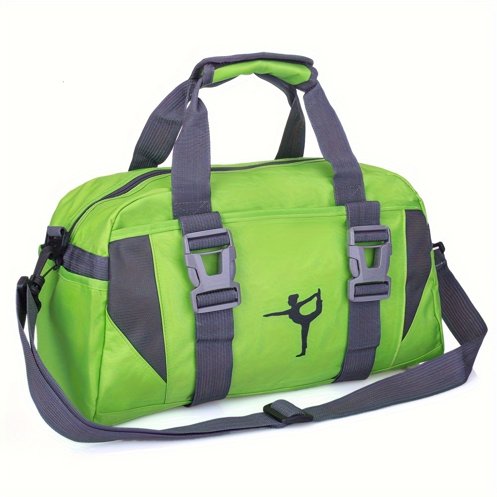 Portable fitness bag - suitable for yoga, travel, and exercise - waterproof, large capacity, and durable