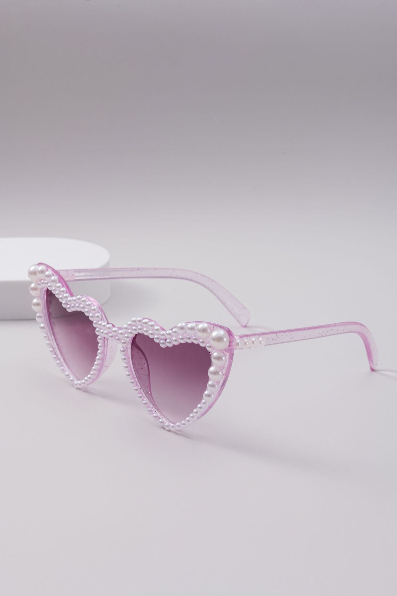 New Love Pearl Party Peach Heart Tiktok Sunglasses Fashion Trend F10.18-12.8 71fd0