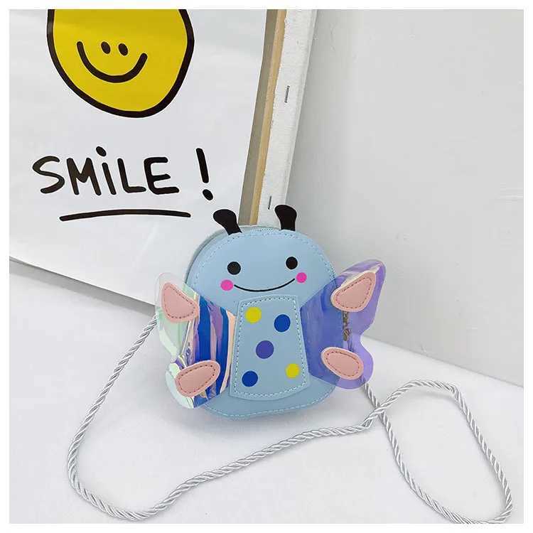 New Cute Childrens Bag PU Shoulder Bag Girl Korean Leisure Crossbody Bag Small Insect Zero Wallet LX241104