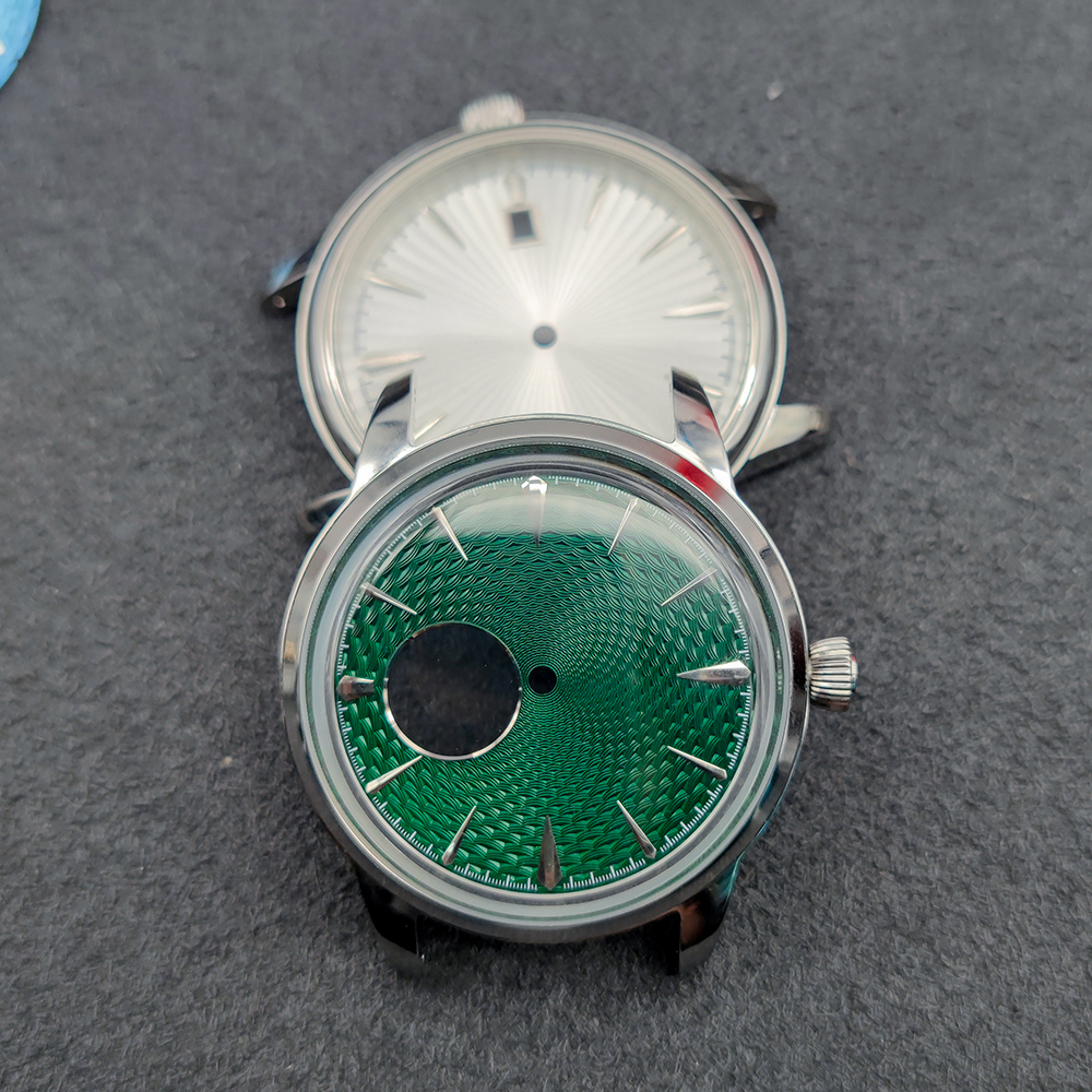 NH38 Mechanical Movement Parts 40mm Watch Case With Hollow Surface Dial Movement Watch Modification Accessories 10*14*15mm Watch Hands