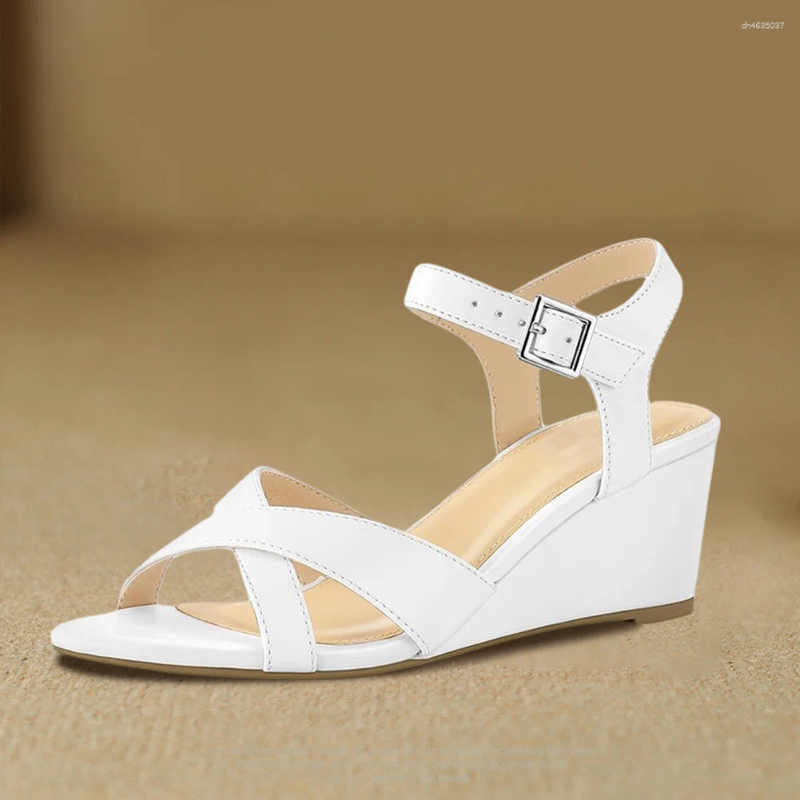 Sandals Women Open Toe Wedge Heels Shoes Comfortable Work Wedding Party Pumps Summer Casual hurenlakeshoes hurenlakeshoes hurenlakeshoes