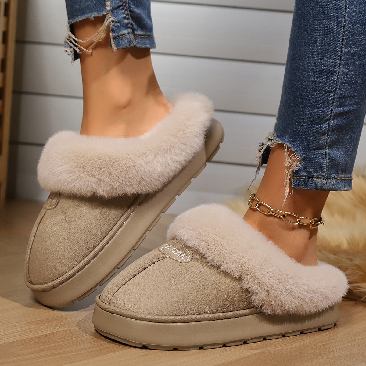 2024 new free shipping slides designer women shoes thick soled cotton flat bottom slippers womens slipper sandals sliders