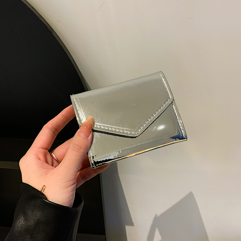 Fashion Wallet Style Card Women's Multi color Bright Bread Bag Versatile Trend