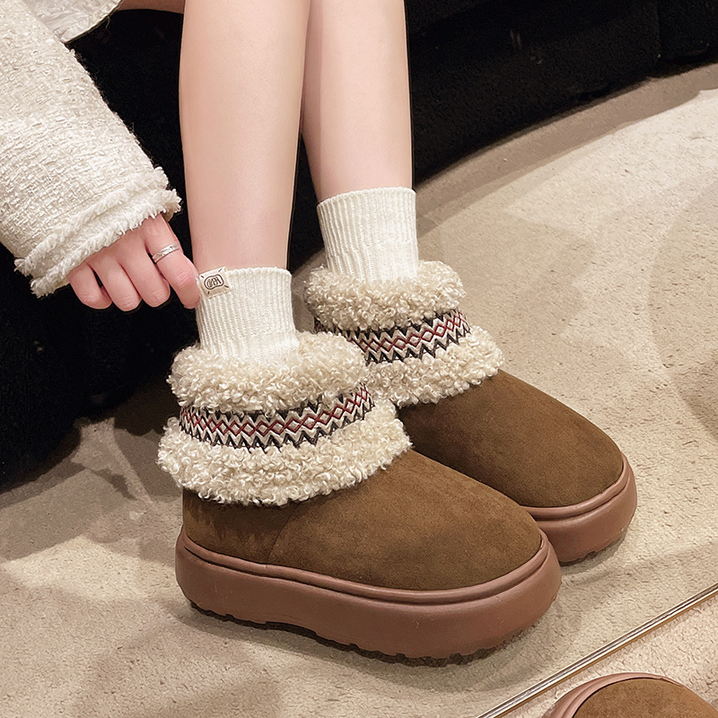 2025 NEWS Fashion boot shipping designer snow fur furry flurry winter boots ankle shoes platform martin boot mens womens booties
