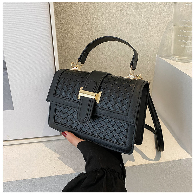 2025S Fashion Designer New Trendy Diagonal Cross Temperament Small Square Bag Single Shoulder Handbag