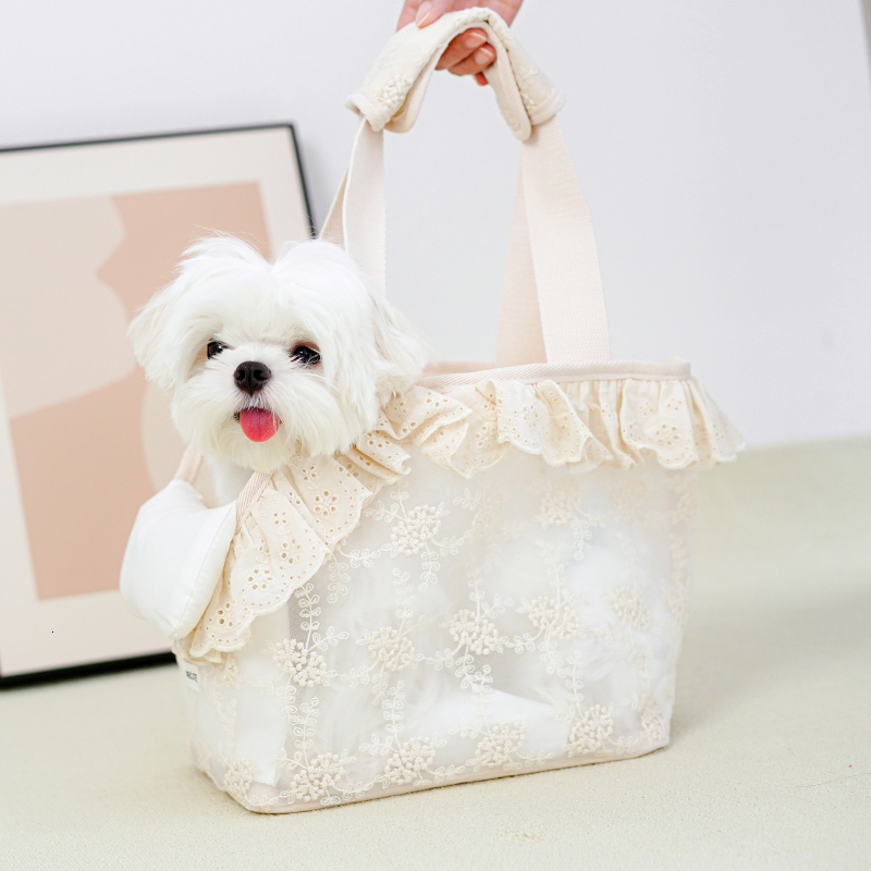 Puppy Strap Dog Walking Pet Accessories Bag Lace Designer Handheld Shoulder Cute Chihuahua Product