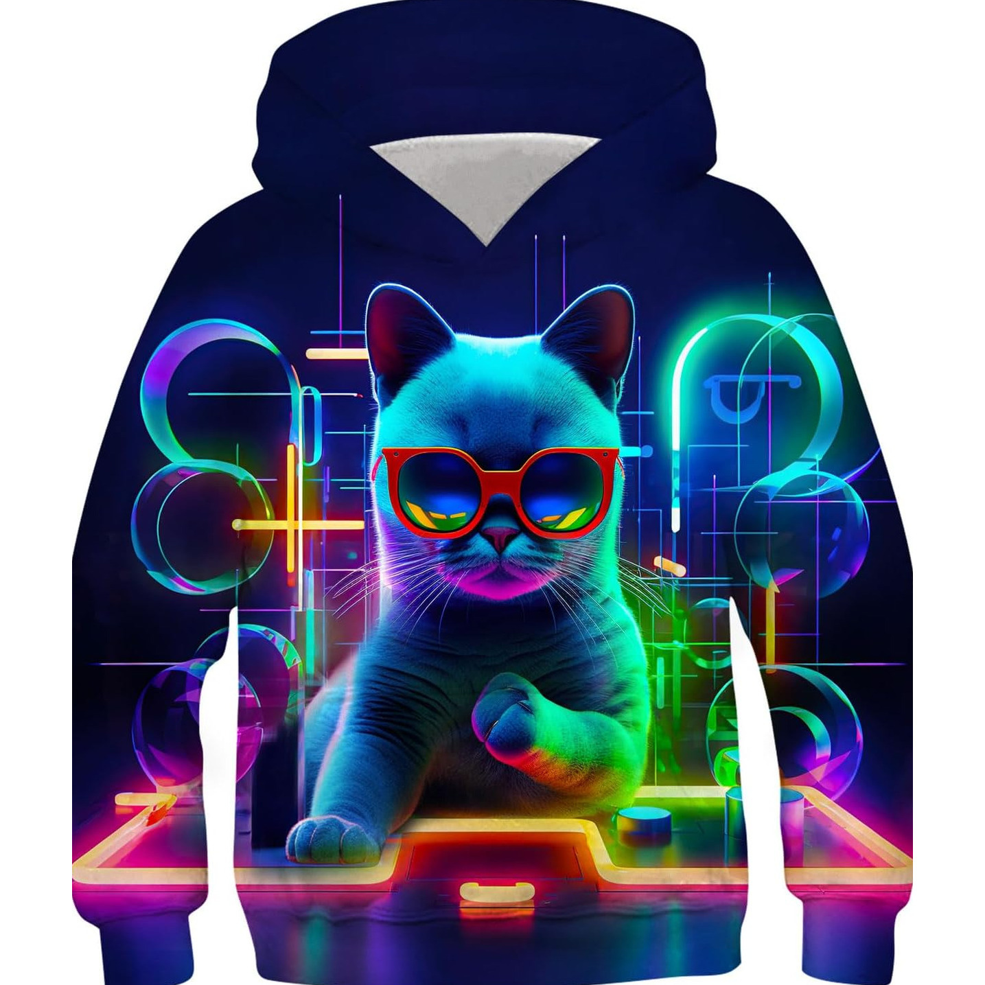 Hoodie for Mens Womens Hoodies Pullover 3D Sweatshirt Jumpers Tops for Boys Girls keep warm