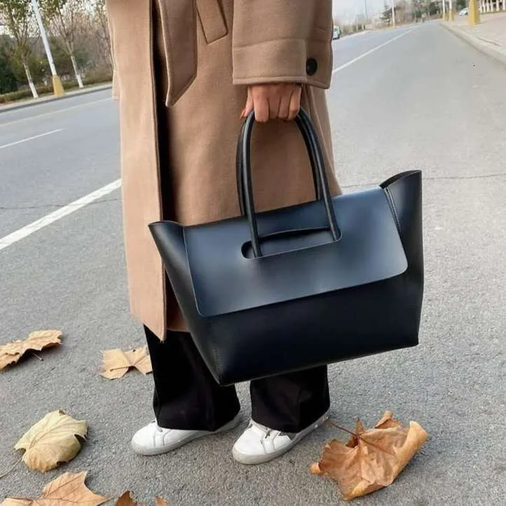 Handbags Woman Large Capacity Tote Fashion Simple High Quality PU Leather Female Designer Shoulder Bags Classic