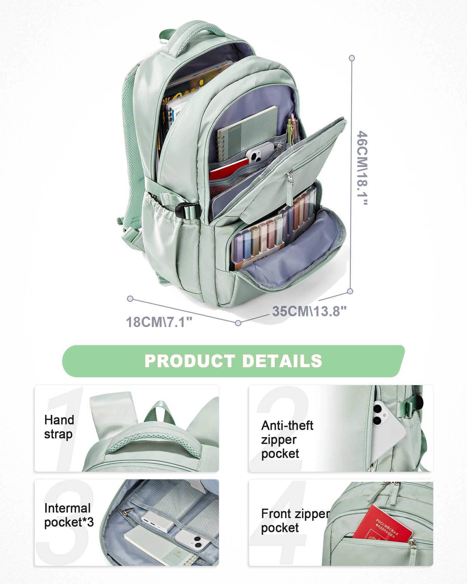 CMM School Backpack for Women Men Bag Boys Girls College Brevite Laptop 241105