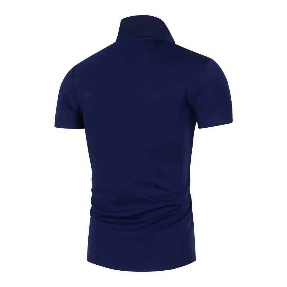 Summer new mens shirt fashion Strt clothing S-4XL mens shirt casual short sleeved sweater lapel T-shirt breathable W241104