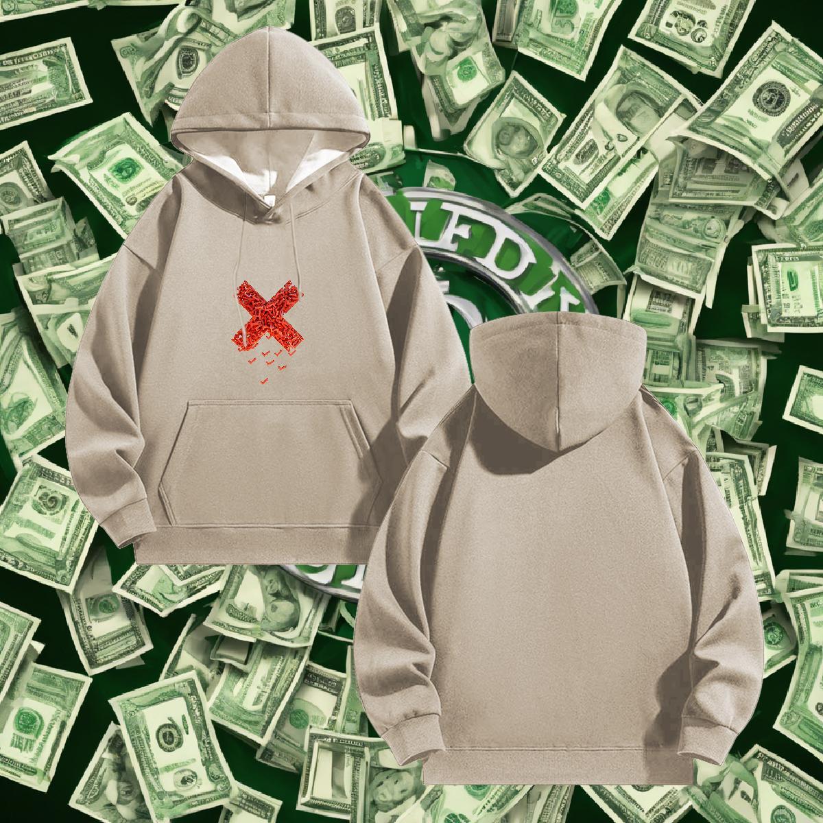 DIY Mens Hoodie Breathable Drawstring Hoodie Free Shipping Couples Hoodie Oversized 2XL 3XL Tops Hoodie Home Outdoor Cotton 350g
