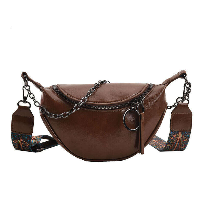 Designer Bag Retro Female Belt Bag Fashion Leather Fanny Pack Handbag Designer Chain Shoulder Crossbody Chest Bags New Woman Saddle Waist Bag Saddle b