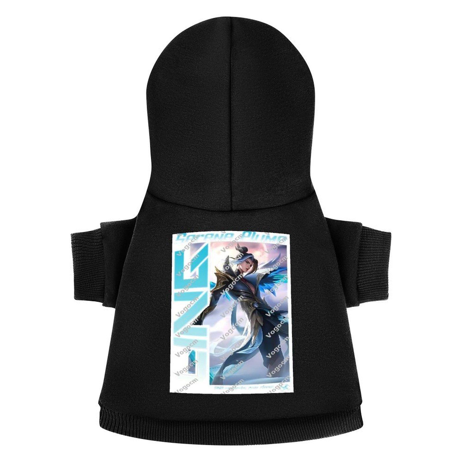Custom Dog Sweatshirts Comfortable Hoodie Streetwear Cat Hoodie Black Oversized Anti-linting Cool Design Top Hoodie