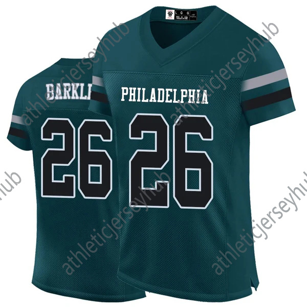 2024 Kelce Football Jersey custom jersey Barkley 1 Hurts 11 Brown Carter 6 Smith Swift Cox