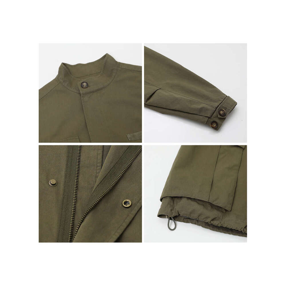 CHIC VEN Women Jacket Loose Casual New Vintage Standing Collar Tsuen Cotton Work Suit Windbreaker Coat Female Top Autumn 2024