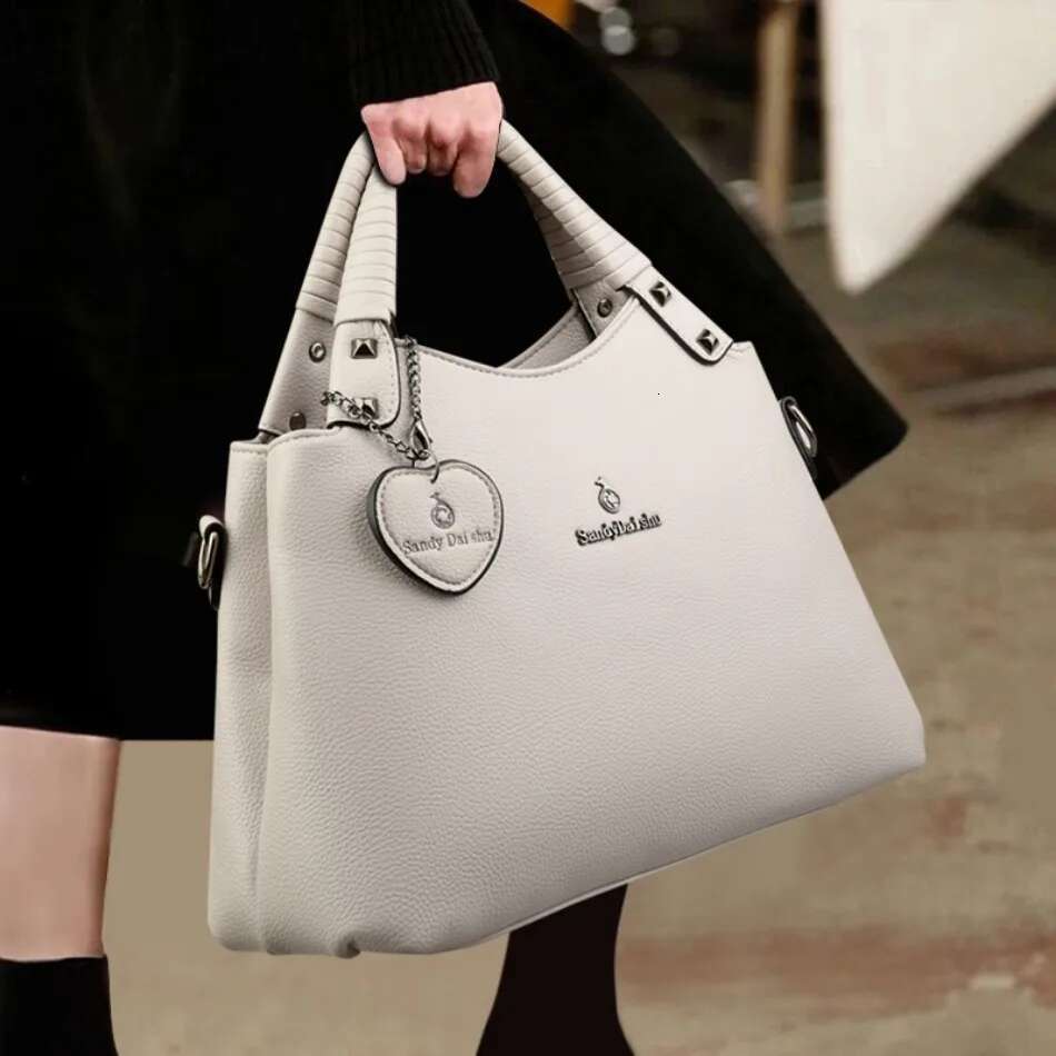 Genuine Soft Leather Shoulder Crossbody Bags for Hot sale Handbag Women Designer Casual Tote Messenger Bag Sac