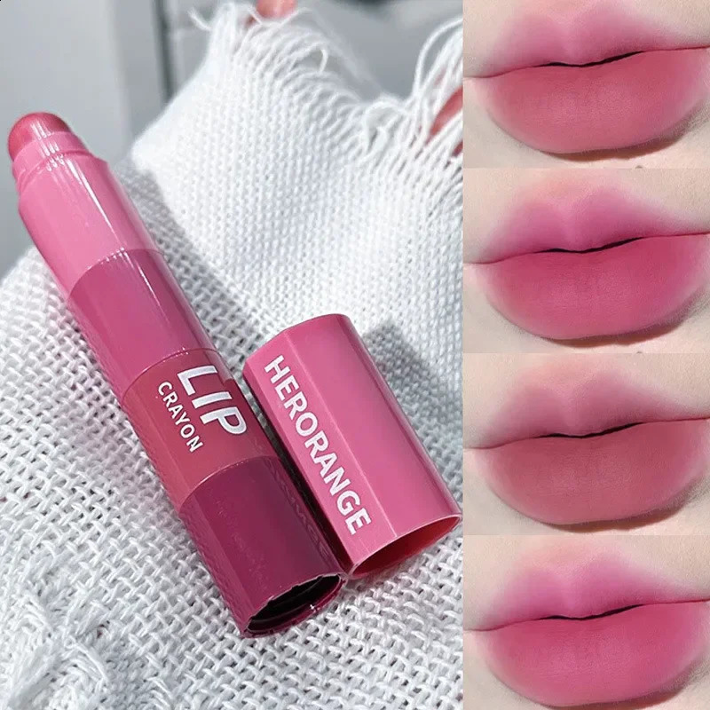 Mini Lipstick Set Matte 4 Colors Lipstick Combination 4 Sections Velvet Grapefruit Red Lip Pigment Non-stick Cup Lip Gloss kit 241105