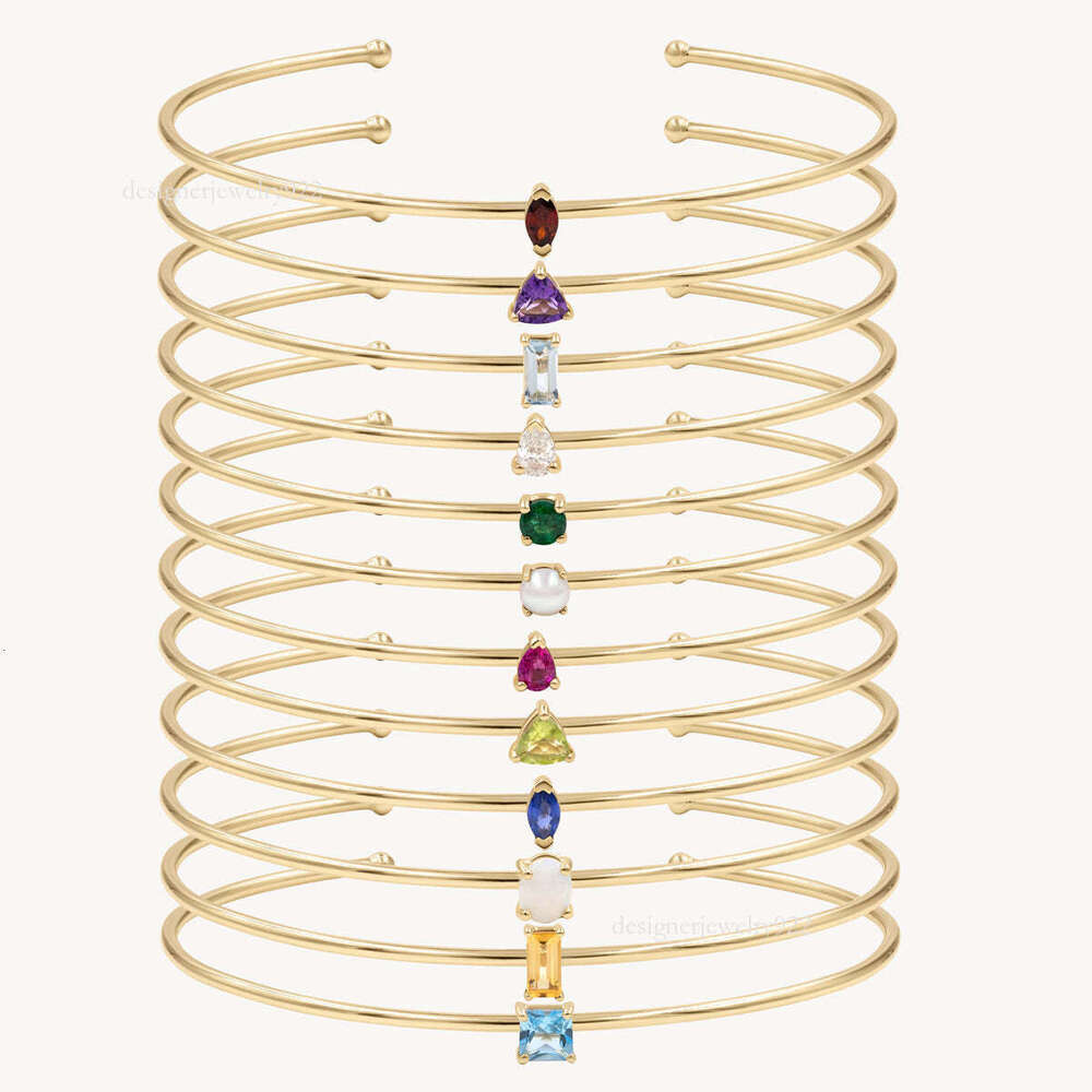Stainless high praise hot artistic style December birthday stone titanium steel inlaid zircon electroplating bracelet
