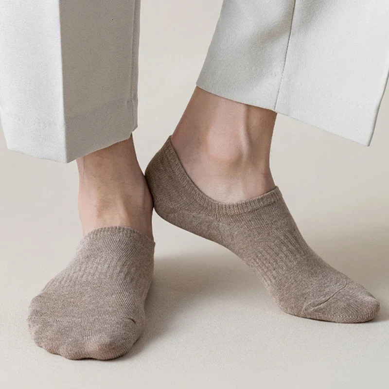 Womens invisible boat socks summer silicone blinds ankle low womens cotton display breathable calcium 241104