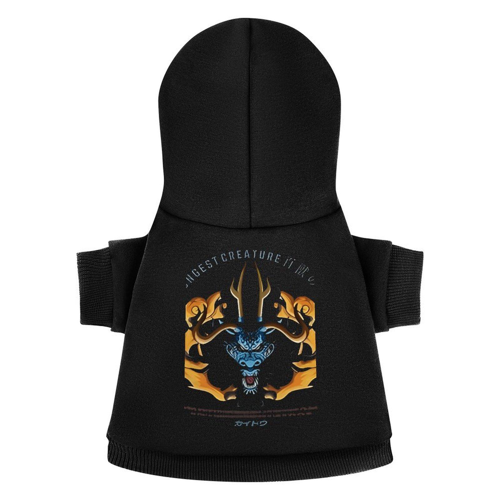 Custom Hoodie Breathable Long Sleeve Streetwear Cat Hoodie Anime Print Terylene health cloth Popular Pet Pullover Hoodie