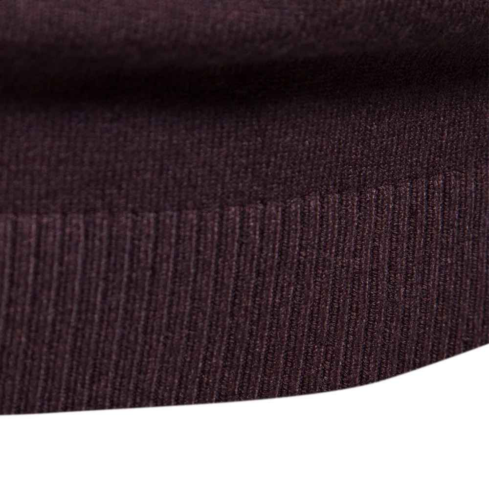 Winter Men Turtleneck Sweater Casual Solid Color Warm Pullover High Quality Slim High Neck Long Sleeve Sweater Men 241105