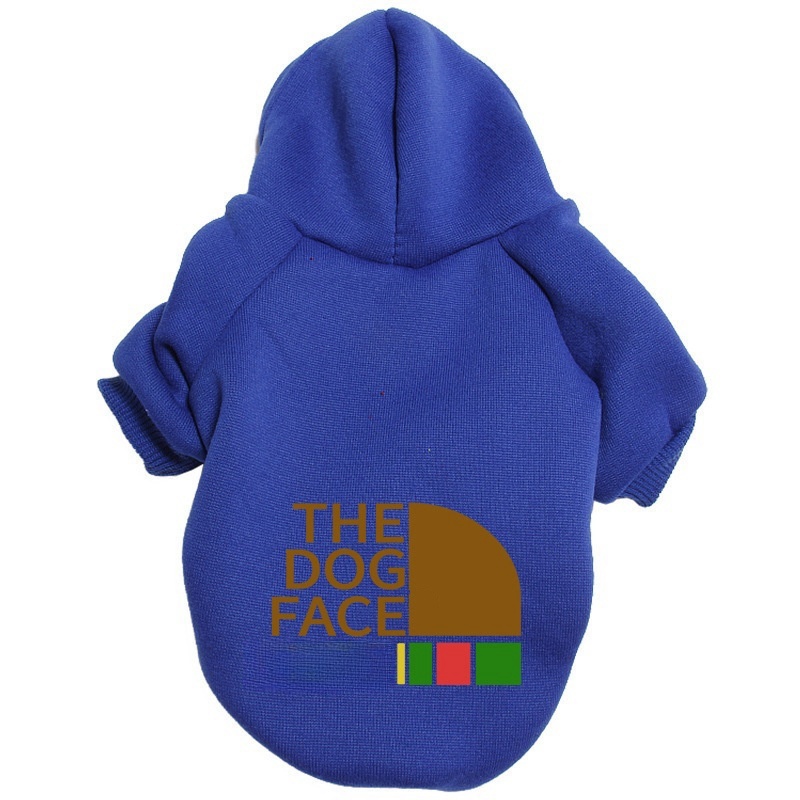 The Dog Face Hoodie Clothes Sweatshirt Warm Dog Sweater Dog Jacket Solid Color Dog Clothes Apparel with Hood Pet Clothes and Sweater Coat All in One S